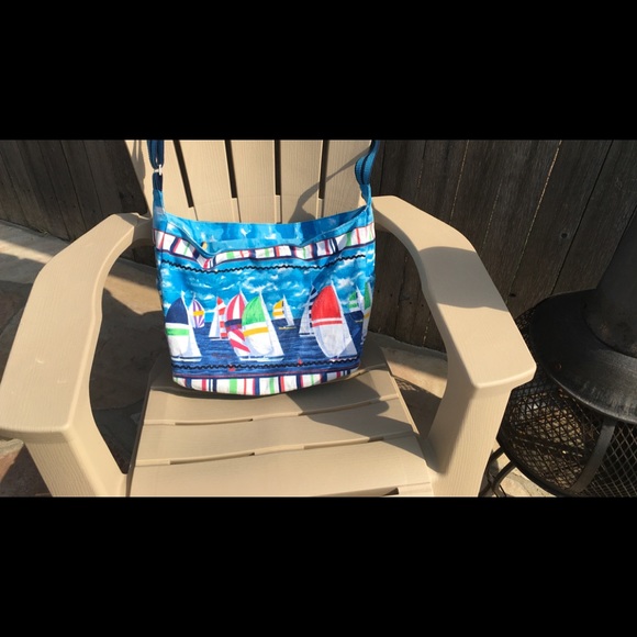 Canvas beach summer bag - Picture 2 of 8